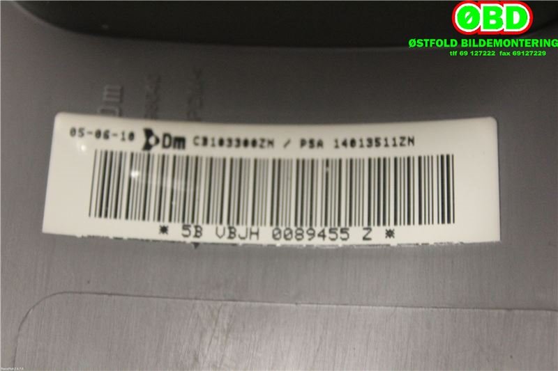 Airbag passasjer til Fiat Scudo 2007-2017 (Type II)  (FIAT|1401351160||14013511ZN)