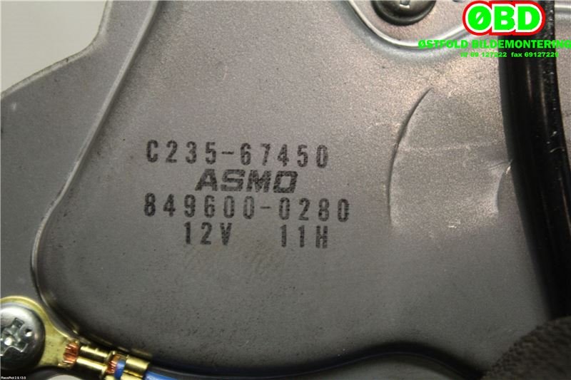 Viskermotor bakrute til Mazda 5 2005-2010 (Type I)  (MAZDA|C23567450|8496000280)