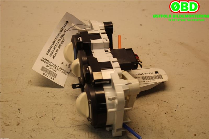Varmeapparat betjening til Nissan Micra 2003-2010 (K12) (K12) (NISSAN|27515AX721|)