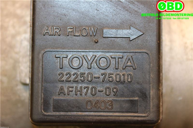 Luftmengde/luftmassemåler til Toyota Hiace 1996-2001 (Fase 1)  (TOYOTA|2225075010|)
