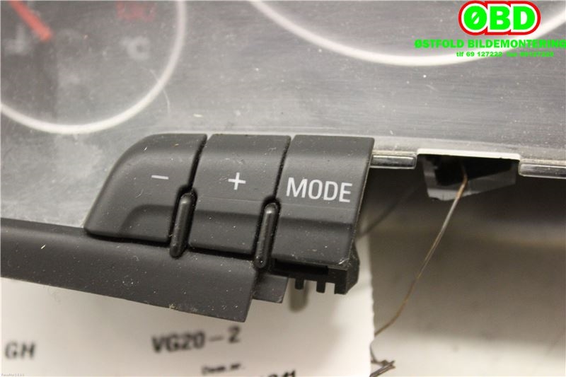 Instrumentpanel til Audi A4 2004-2008 (Type III) (B7) (B7) (AUDI|8E0920932X||8E0920932)
