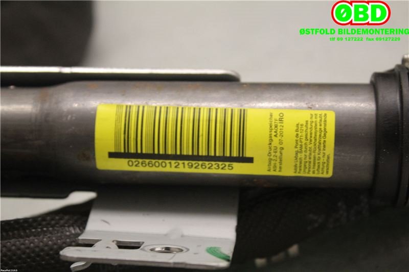Airbag gardin venstre til Nissan Qashqai 2010-2014 (Type I, Fase 2)  (NISSAN|985P1JD00B|)