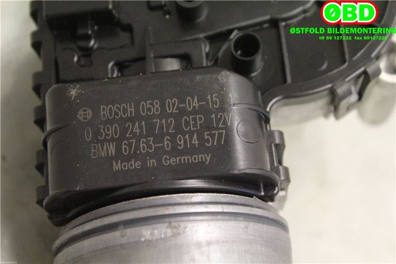 Viskermotor frontrute til BMW 3-Serie 1998-2005 (E46) (E46) (BMW M3||0390241712|67636914577)