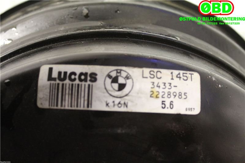 Bremsekraft-forsterker til BMW 3-Serie 1998-2005 (E46) (E46) (BMW M3|34332228985|)