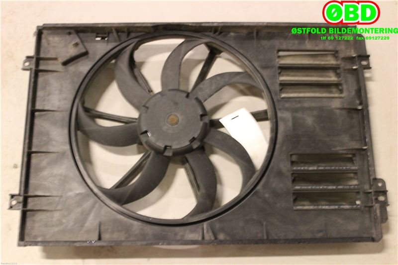 Kjølevifte til Škoda Octavia 2009-2013 (Type II, Fase 2)  (SKODA|1K0 959 455 FD|1K0 959 455 FB|)
