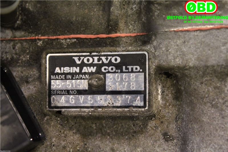 Girkasse automat til Volvo V70, 2005-2007 (Type II, Fase 2) (VOLVO|8251833)