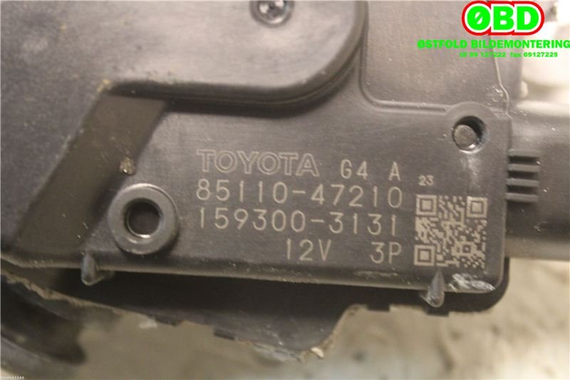 Viskermotor frontrute til Toyota Prius 2009-2016 (Type III) (COMBI) (COMBI) (TOYOTA|8511047210|1593003131)