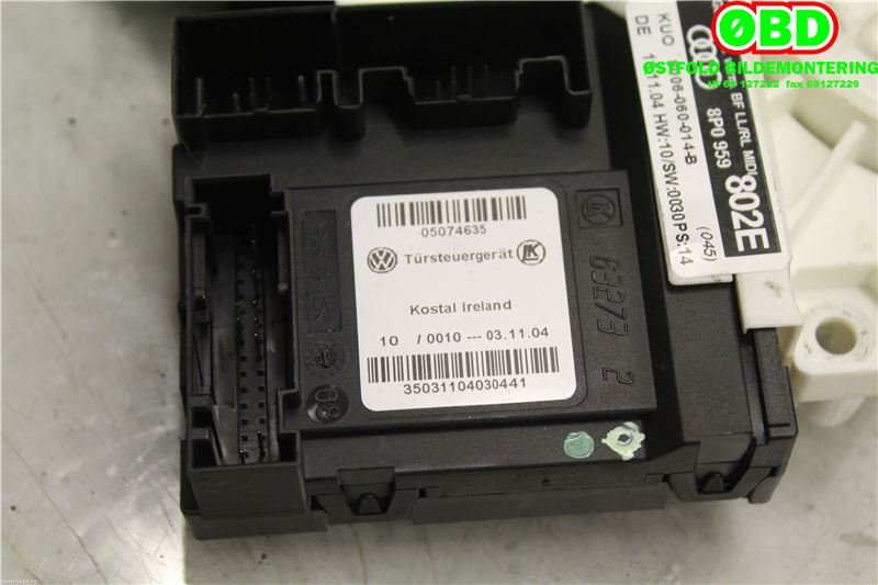 Ruteheis høyre foran til Audi A3 2003-2008 (Type II, Fase 1)  (AUDI|8P0959802E|)