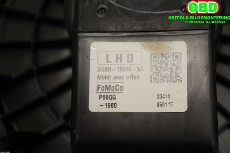 Varmeapparat motor til Ford Mondeo 2014-2019 (Type V, Fase 1)  (FORD|5201308||DG9H19846AA)