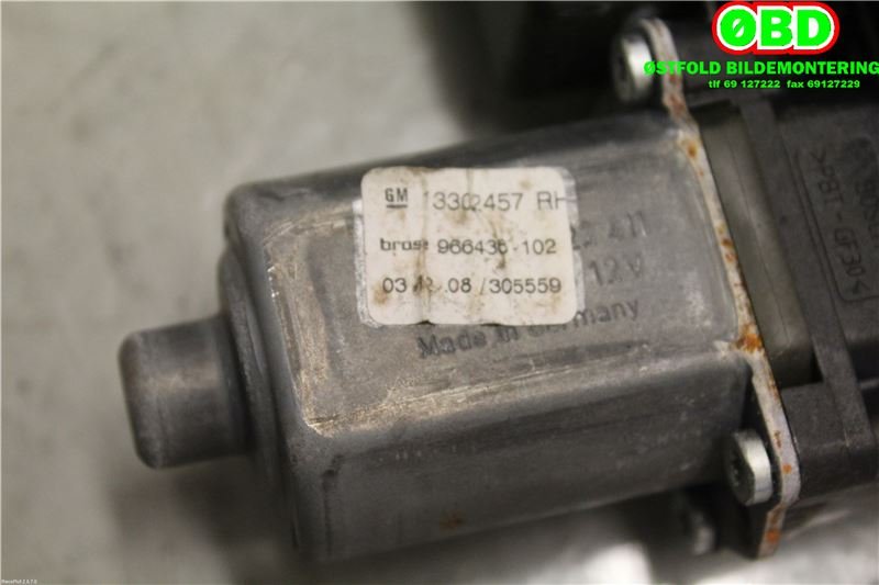 Ruteheis høyre foran til Opel Insignia A 2009-2014  (OPEL|13306921|1 40 488|13302457)