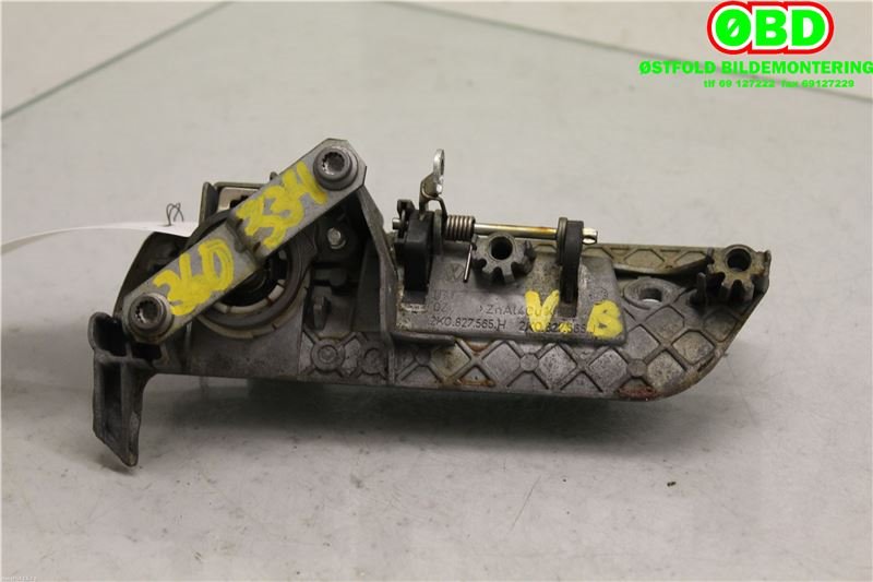 Bakluke/bakdør håndtak til VW Caddy, 2004-2010 (Type III, Fase 1)  (VOLKSWAGEN|2K0 827 565 J)