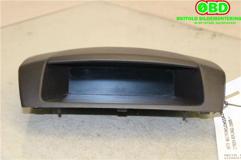Instrument kjørecomputer til Citroën Berlingo 2008-2015 (Type II, Fase 1) (CITROEN|6593T8|9821851780|9675859580)