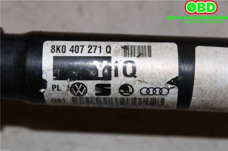 Drivaksel venstre foran til Audi A5 2007-2016 (Type I)  (AUDI|8K0 407 271 Q|8K0 407 271 AJ|8K0407271Q)