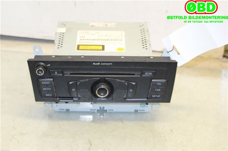 Bilstereo til Audi A5 2007-2016 (Type I) (AUDI|8T1 057 186 CX||8T1035186C)