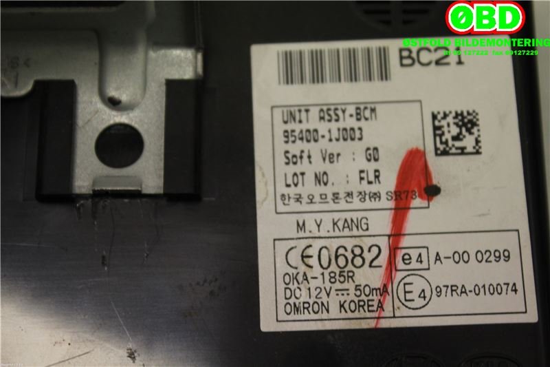 Styreenhet diverse til Hyundai i20 2009-2014 (Type I)  (HYUNDAI|954001J003|)
