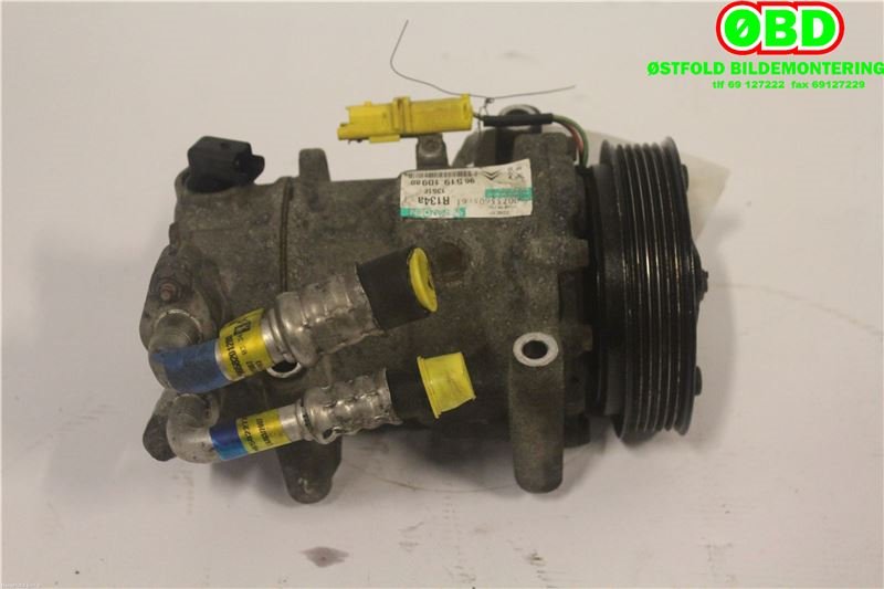 Aircondition kompressor til Peugeot 307 2005-2008 (Fase 2)  (PEUGEOT|6453QJ|9822826880|9651910980)
