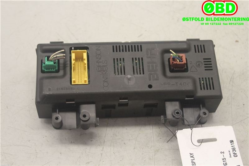Varmeapparat betjening til Peugeot 307 2005-2008 (Fase 2) (PEUGEOT|6451ZP|)