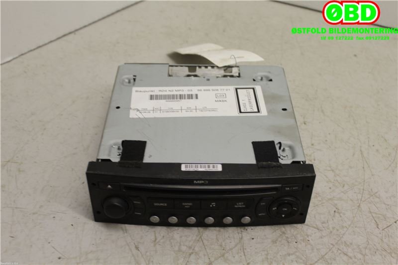 Bilstereo til Peugeot 3008 2009-2016 (Type I)  (PEUGEOT|6574 PV||9666650677)