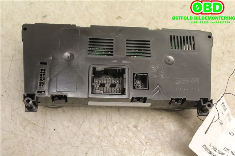 Varmeapparat betjening til Peugeot 3008 2009-2016 (Type I)  (PEUGEOT|6452P3|6452W5|96837481XT)