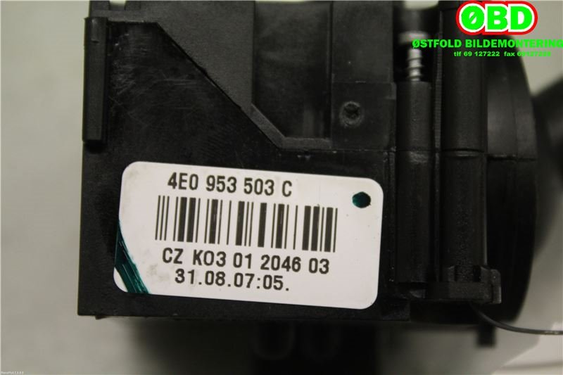 Bryter visker til Audi A4 2004-2008 (Type III) (B7) (B7) (AUDI|4E0953503C|)