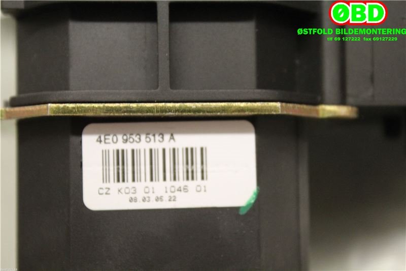 Bryter blink til Audi A4 2004-2008 (Type III) (B7) (B7) (AUDI|4E0 953 513 K||4E0953513A)