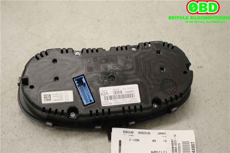 Instrumentpanel til Škoda Fabia 2010-2014 (Type II, Fase 2)  (SKODA|5J0 920 840 E||5J0920840E)
