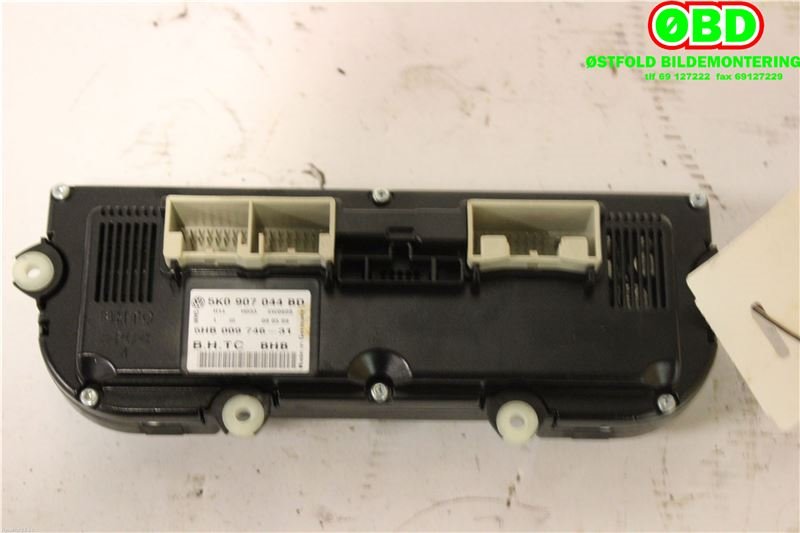 Varmeapparat betjening til VW Golf VI 2008-2012  (VOLKSWAGEN|5K0 907 044 BT||5K0907044BD)