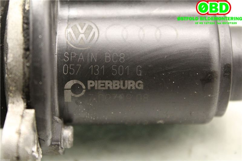 EGR-ventil til Audi A8 2010-2013 (Type III, Fase 1)  (AUDI A 8|057 131 501 G||057131501G)
