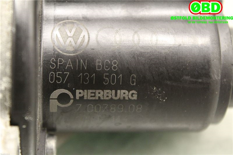 EGR-ventil til Audi A8 2010-2013 (Type III, Fase 1)  (AUDI A 8|057 131 501 G||057131501G)