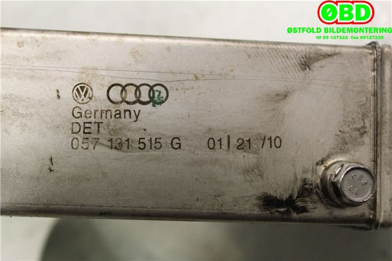 EGR-kjøler til Audi A8 2010-2013 (Type III, Fase 1)  (AUDI A 8|057 131 515 G|057 131 515 L|057131515G)