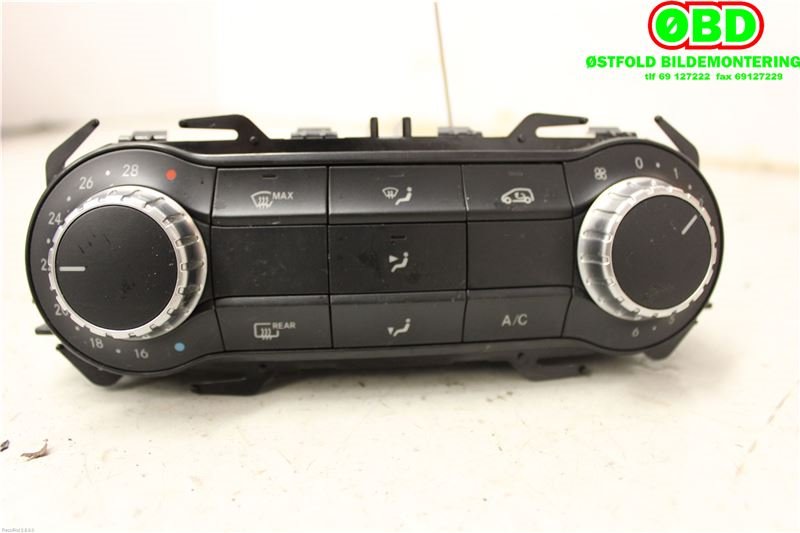 Varmeapparat betjening til Mercedes B-Klasse 2011-2018 (W246) (W246) (MERCEDES|A 246 900 17 08|A 246 900 36 16|2469001708)