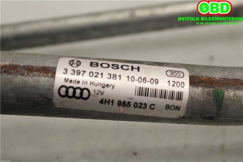 Viskeroverføring til Audi A8 2010-2013 (Type III, Fase 1)  (AUDI A 8|4H1 955 023 C|4H1 955 023 E|4H1955023C)