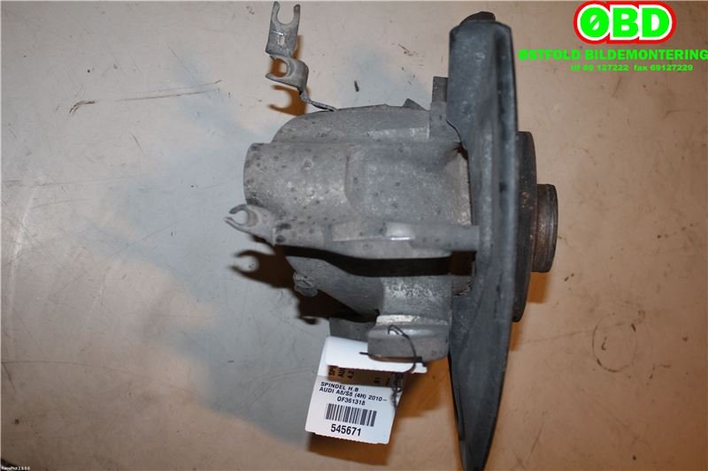 Hjulspindel høyre bak til Audi A8 2010-2013 (Type III, Fase 1) (AUDI A 8|4H0 505 432 C|4H0 505 432 D|)