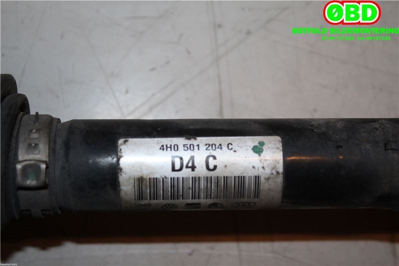 Drivaksel høyre bak til Audi A8 2010-2013 (Type III, Fase 1) (AUDI A 8|4H0 501 204 C|4H0 501 204 CX|4H0501204C)