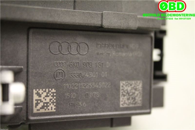 Tenningslås til Audi A8 2010-2013 (Type III, Fase 1)  (AUDI A 8|8K0 909 131 D||8K0909131D)