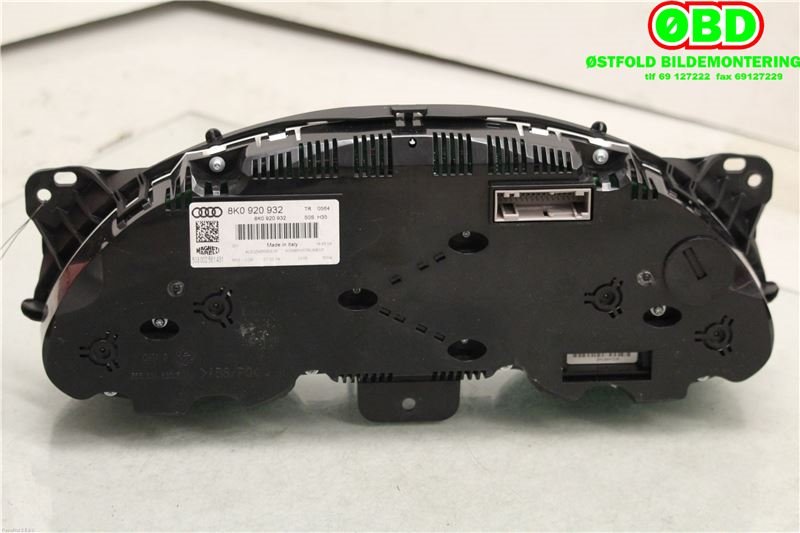 Instrumentpanel til Audi A4 2007-2014 (Type IV) (B8) (B8) (AUDI|8K0920932|)