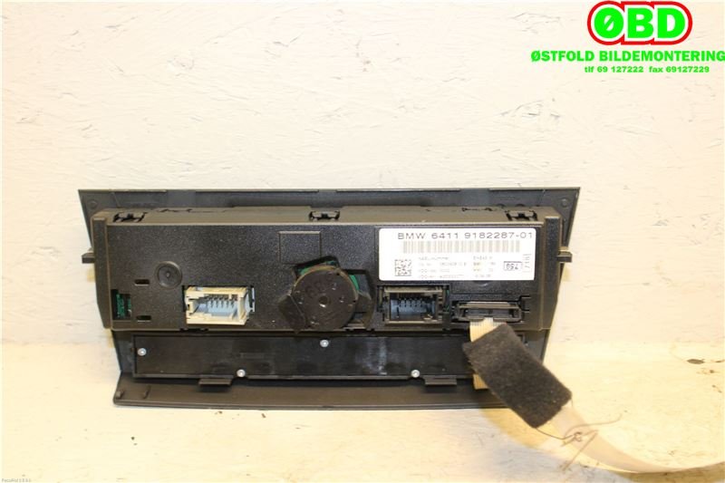 Varmeapparat betjening til BMW 3-Serie 2005-2011 (E90/E91/E92/E93) (E90/E91/E92/E93) (BMW|64119182287|)