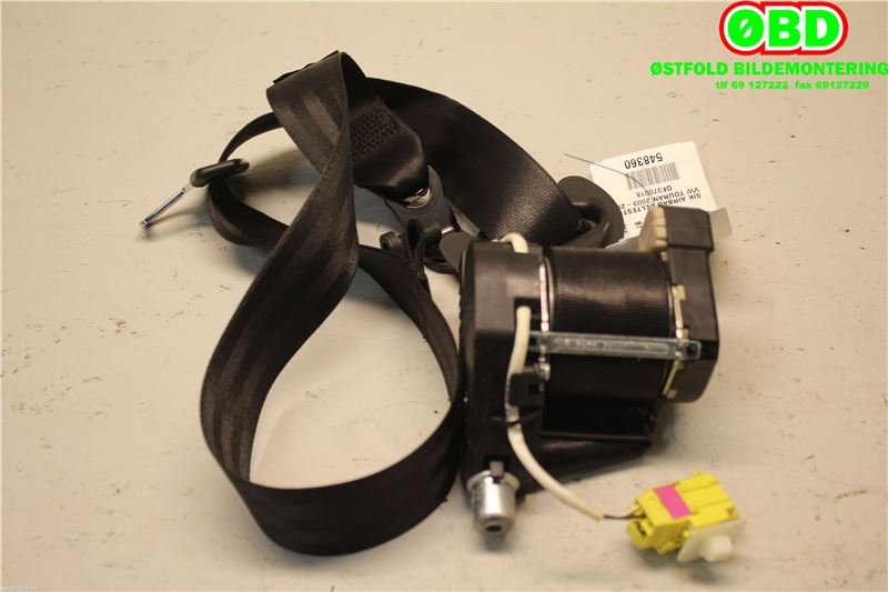 Airbag beltestrammer til VW Touran 2007-2010 (Type I, Fase 2)  (VOLKSWAGEN|)