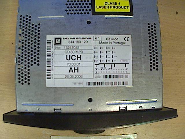 Bilstereo til Opel Astra H 2004-2009 (OPEL|13251055|6780524|344183129)