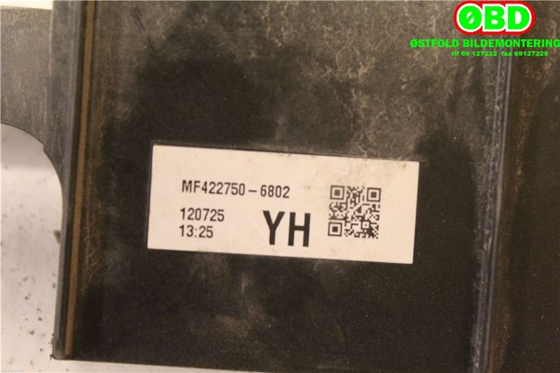 Kjølevifte til Toyota Yaris 2012-2014 (Type III, Fase 1)  (|160400M040)
