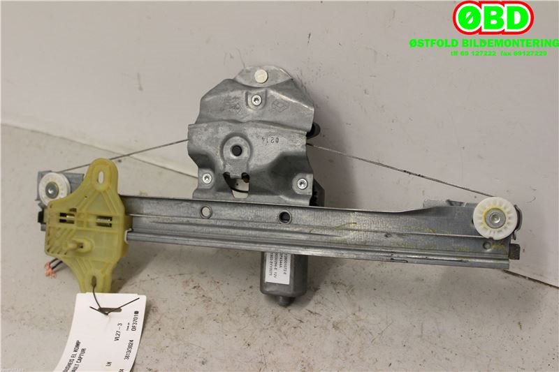 Ruteheis venstre bak til Renault Captur 2013-2020 (Type I)  (RENAULT|827012973R|)