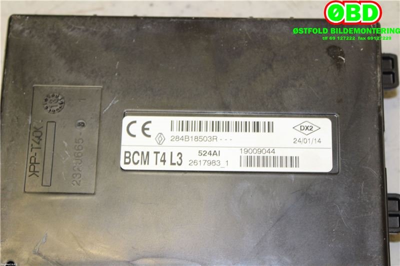 Styreenhet diverse til Renault Captur 2013-2020 (Type I)  (RENAULT||284B18503R)