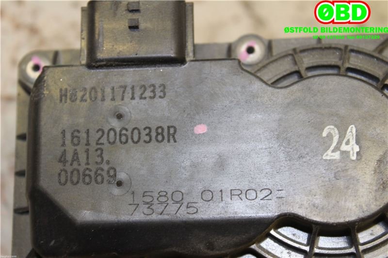 Spjeldhus til Renault Captur 2013-2020 (Type I)  (RENAULT|161206038R|)