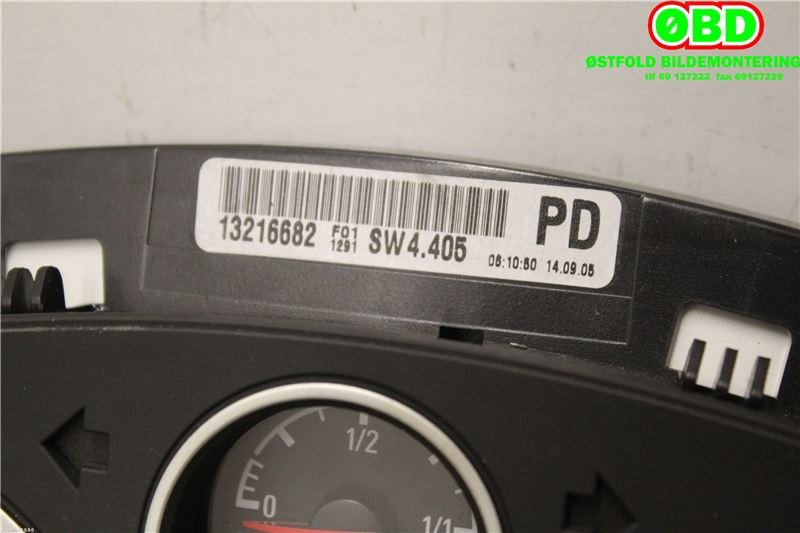 Instrumentpanel til Opel Astra H 2004-2009  (OPEL|13216682|6260674|)