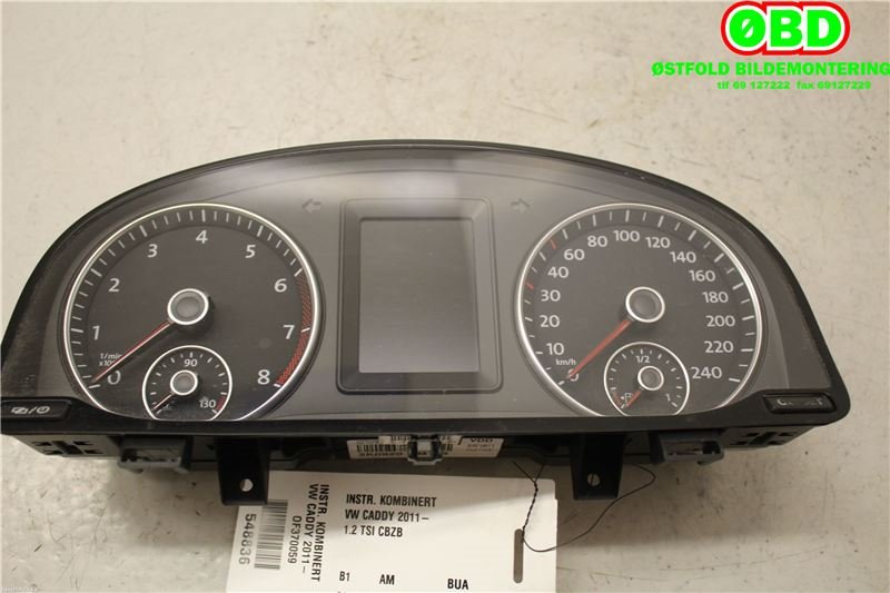 Instrumentpanel til VW Caddy 2010-2015 (Type III, Fase 2) (VOLKSWAGEN|2K0 920 876||2K0920876)