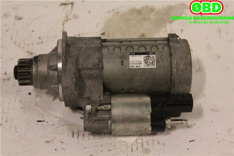 Starter til VW Caddy, 2010-2015 (Type III, Fase 2)  (VOLKSWAGEN|0AH 911 023 G)