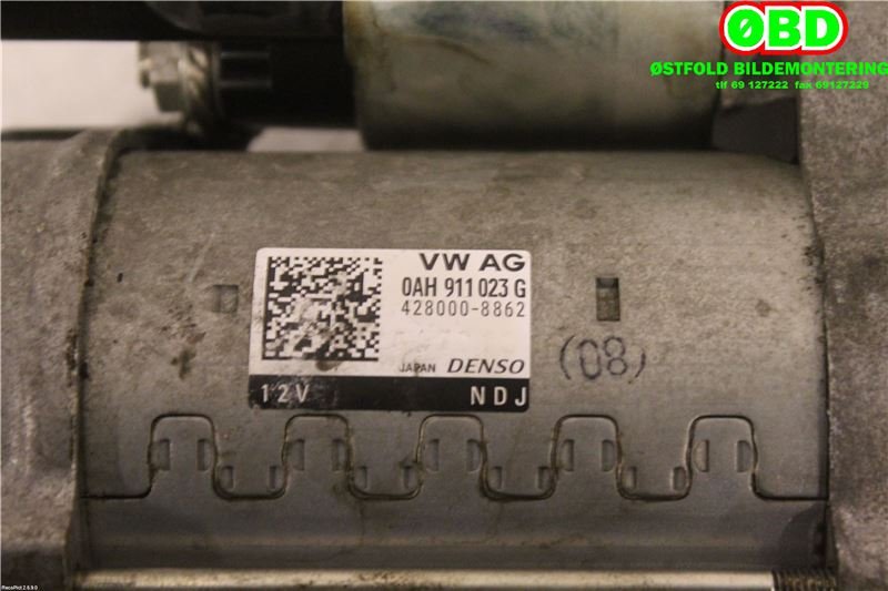 Starter til VW Caddy 2010-2015 (Type III, Fase 2)  (VOLKSWAGEN|0AH 911 023 G||0AH911023G)