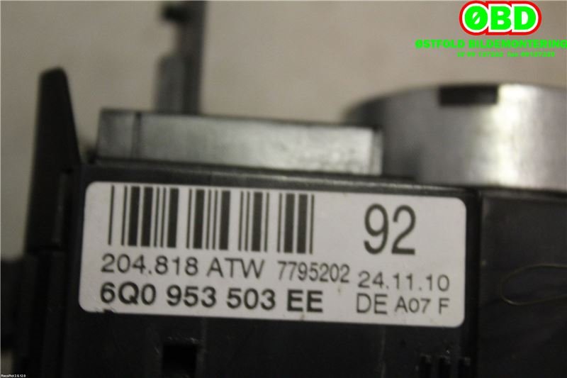 Bryter combi til Škoda Fabia 2010-2014 (Type II, Fase 2) (SKODA|6Q0 953 513 AJ||6Q0953503EE)