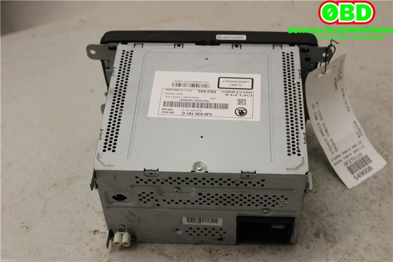 Bilstereo til Škoda Fabia 2010-2014 (Type II, Fase 2)  (SKODA|5J0 035 161 C|5J0 035 161 D|5J0035161C)
