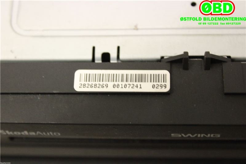 Bilstereo til Škoda Fabia 2010-2014 (Type II, Fase 2)  (SKODA|5J0 035 161 C|5J0 035 161 D|5J0035161C)
